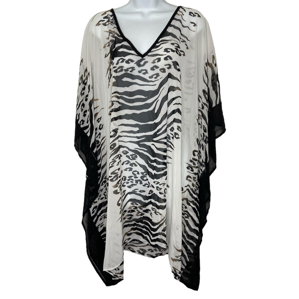 Chico’s Sheer Poncho Style Top